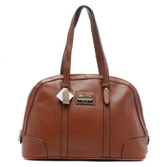 Coach Bleecker Bistro Large Brown Satchels AOF | Coach Outlet Canada - Click Image to Close